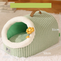 Cozy Winter Wrap-Around Cat Bed – Plush and Thickened for Extra Warmth